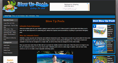 Desktop Screenshot of blowuppoolsreview.com